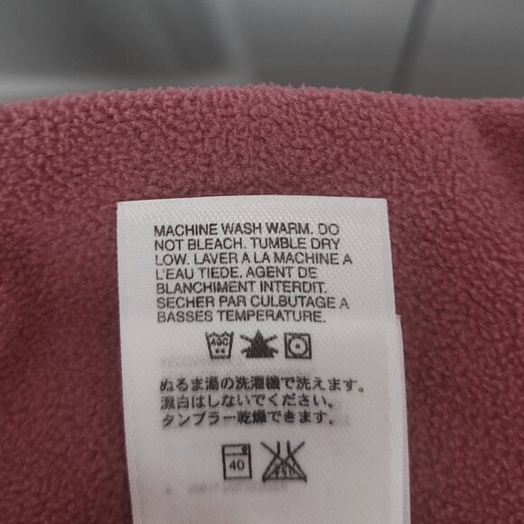 Women's The North Face TKA 100 1/4 zip Pullover Rose/Blush Large - Picture 13 of 16